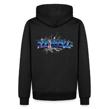 Pro Gamer - Men’s Premium Organic Hoodie - black - Back - Nico (187cm)