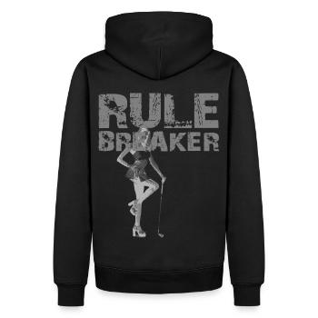 2reborn Rule Breaker Golf Girl Sport Game 3 - Männer Premium Bio Hoodie - Schwarz - Hinten - Nico (187cm)