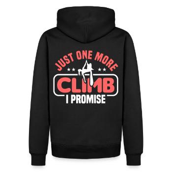 Soie aérienne / Yoga aérien / Acrobaties aériennes - Sweat à capuche Premium bio Homme - noir - Dos - Nico (187cm)