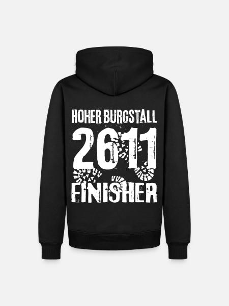 Hoher Burgstall Berg Sieben Gipfel Stubai Wandern - Männer Premium Bio Hoodie - Schwarz