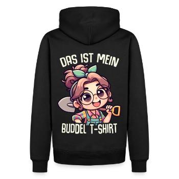 Garten Geschenk Gärtnerin Geburtstag Geschenk - Männer Premium Bio Hoodie - Schwarz - Hinten - Nico (187cm)