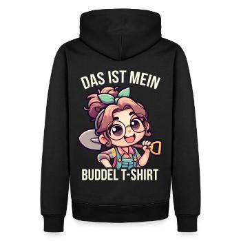 Garten Geschenk Gärtnerin Geburtstag Geschenk - Männer Premium Bio Hoodie - Schwarz - Hinten - Nico (187cm)