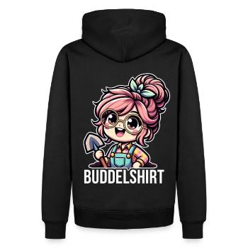 Garten Geschenk Gärtnerin Geburtstag Geschenk - Männer Premium Bio Hoodie - Schwarz - Hinten - Nico (187cm)