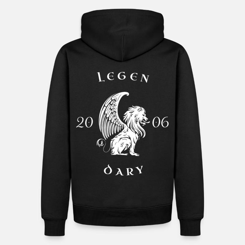 Légendaire depuis 2006 - Sweat à capuche Premium bio Homme - noir