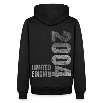 2004 Limited Edition - Männer Premium Bio Hoodie - Schwarz - Hinten - Nico (187cm)