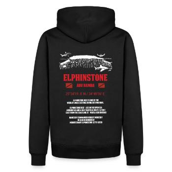 Ägypten Rotes Meer Elphinstone Tauchen Geschenk - Männer Premium Bio Hoodie - Schwarz - Hinten - Nico (187cm)