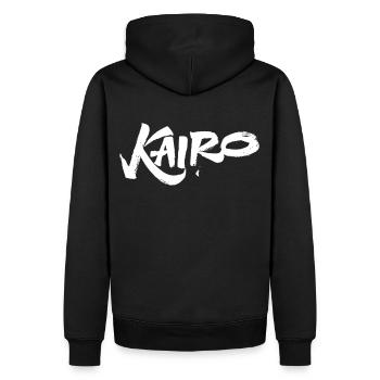 Kairo Kalligraphie Graffiti Handstil Schriftzug Ty - Männer Premium Bio Hoodie - Schwarz - Hinten - Nico (187cm)