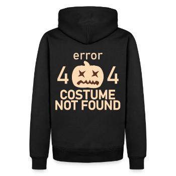 Fehler 404 Kostüm nicht gefundenes Halloween -Prog - Männer Premium Bio Hoodie - Schwarz - Hinten - Nico (187cm)