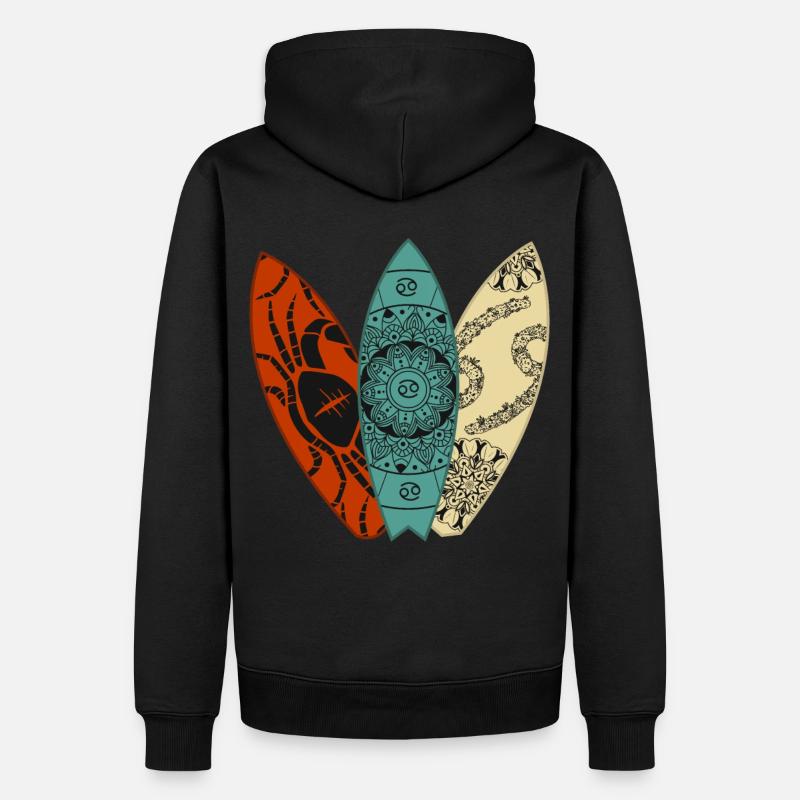 Krebskernkernkernkernkernkernkernkernkernkreis -Su - Männer Premium Bio Hoodie - Schwarz