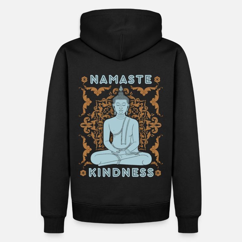 Buddha Design, Bouddha thaïlandais, Thaïlande - Sweat à capuche Premium bio Homme - noir