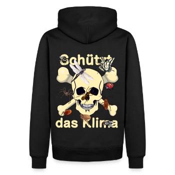 nature sauvage, animaux forestiers, conservation de la nature, changement climatique, insectes - Sweat à capuche Premium bio Homme - noir - Dos - Nico (187cm)