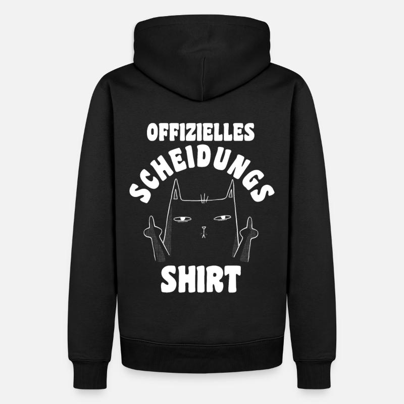 Scheidungsparty Geschieden Scheidung - Männer Premium Bio Hoodie - Schwarz