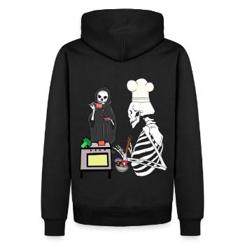 Ghosts Kitchen Horror Midnight Cooking Gourmet - Sweat à capuche Premium bio Homme - noir - Dos - Nico (187cm)