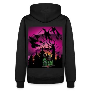 Horizon Forest Dwellers Enfants Personnage de conte de fées - Sweat à capuche Premium bio Homme - noir - Dos - Nico (187cm)