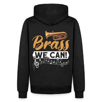 Euphonium Euphoniumspieler Blechbläser Euphonist - Männer Premium Bio Hoodie - Schwarz - Hinten - Nico (187cm)