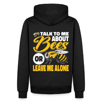 beekeeper beekeeper bees honey bee beekeeping - Men’s Premium Organic Hoodie - black - Back - Nico (187cm)