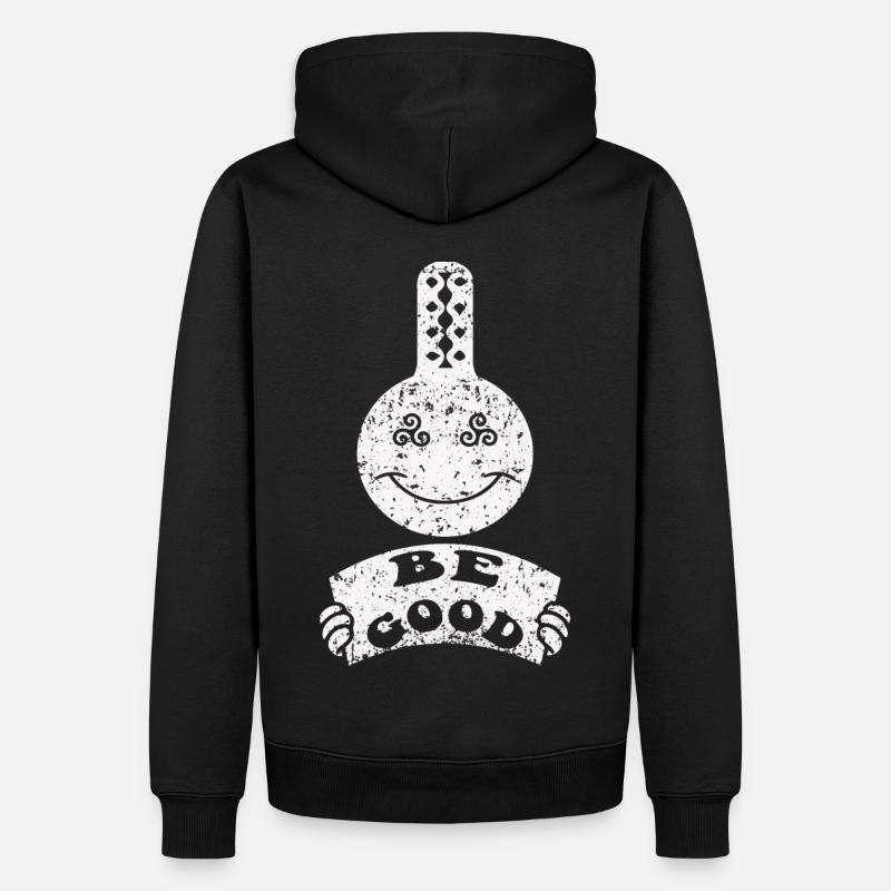 Bigouden - Bigoudène - BE GOOD - Sweat à capuche Premium bio Homme - noir