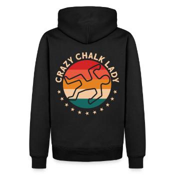 Criminalistique Criminalistique - Sweat à capuche Premium bio Homme - noir - Dos - Nico (187cm)
