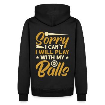 Flipper Retro Pinball Flipperautomat Bumper - Men’s Premium Organic Hoodie - black - Back - Nico (187cm)