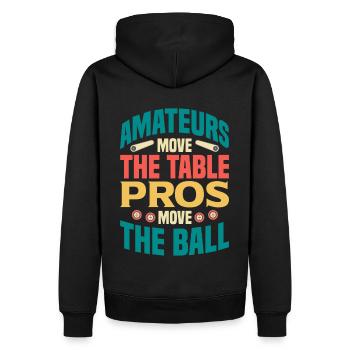 Flipper Retro Pinball Flipperautomat Bumper - Sweat à capuche Premium bio Homme - noir - Dos - Nico (187cm)