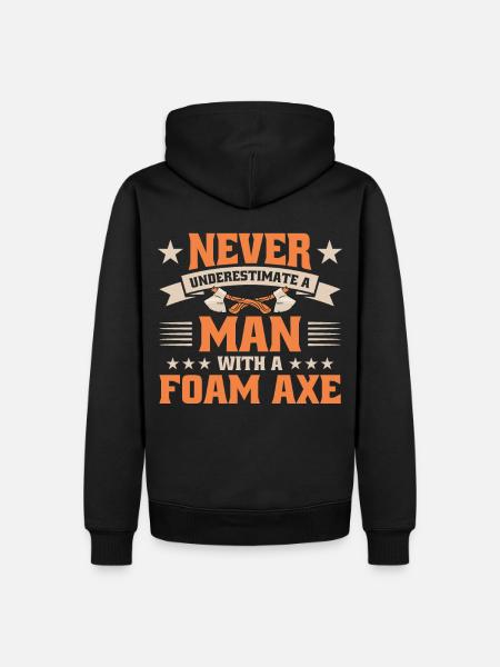 LARP Live-Action-Rollenspiel - Männer Premium Bio Hoodie - Schwarz