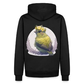 Mignon Canary Bird Fleur Crown Pet Birds - Sweat à capuche Premium bio Homme - noir - Dos - Nico (187cm)