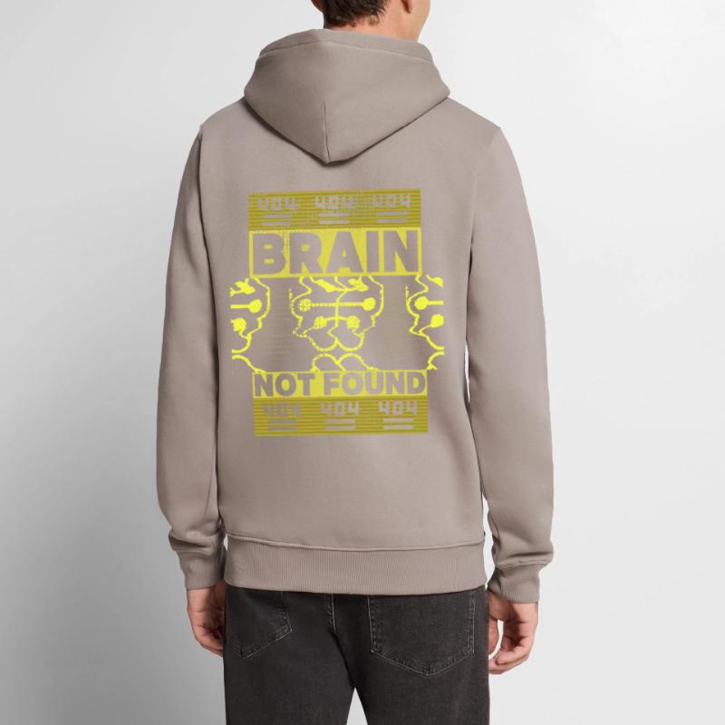 404-html error, computer nerd, funny saying Men’s Premium Organic Hoodie