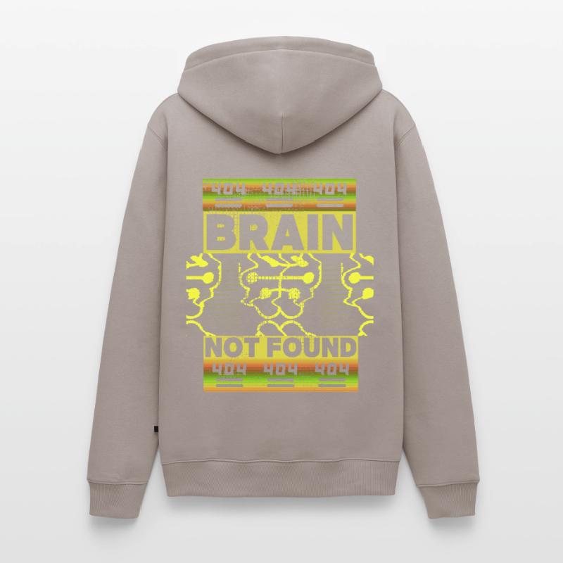 404-html error, computer nerd, funny saying Men’s Premium Organic Hoodie
