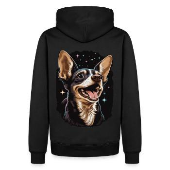 Cute Chihuahua Dog Breed Pet Lover - Männer Premium Bio Hoodie - Schwarz - Hinten - Nico (187cm)