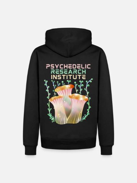 Psychedelic Mushrooms, Psychedelic, Saying - Men’s Premium Organic Hoodie - black