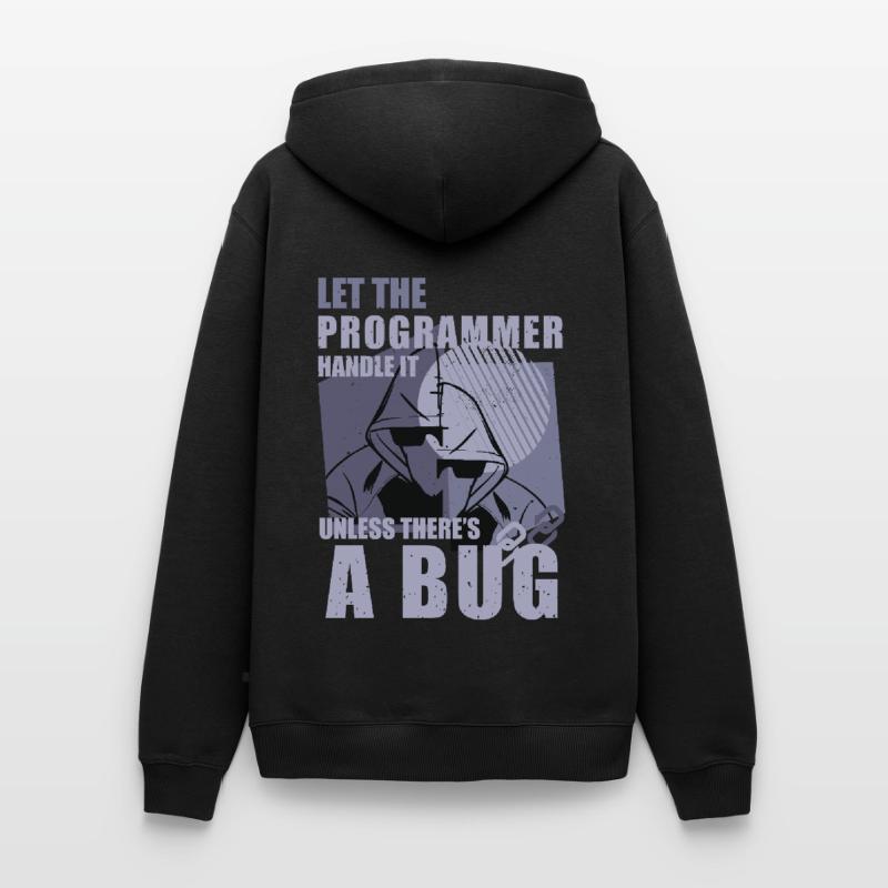Programming Bugs Funny Quotes Computer Nerd Coding Männer Premium Bio Hoodie