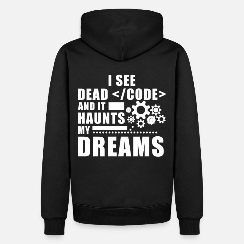 Programmer Saying Computer Science Programming - Männer Premium Bio Hoodie - Schwarz