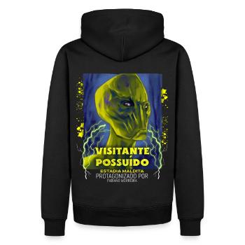 Alien Movie Poster, Aliens, Aliens - Men’s Premium Organic Hoodie - black - Back - Nico (187cm)