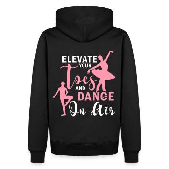 Ballet Dancing Quote Ballet Dance Teacher - Männer Premium Bio Hoodie - Schwarz - Hinten - Nico (187cm)