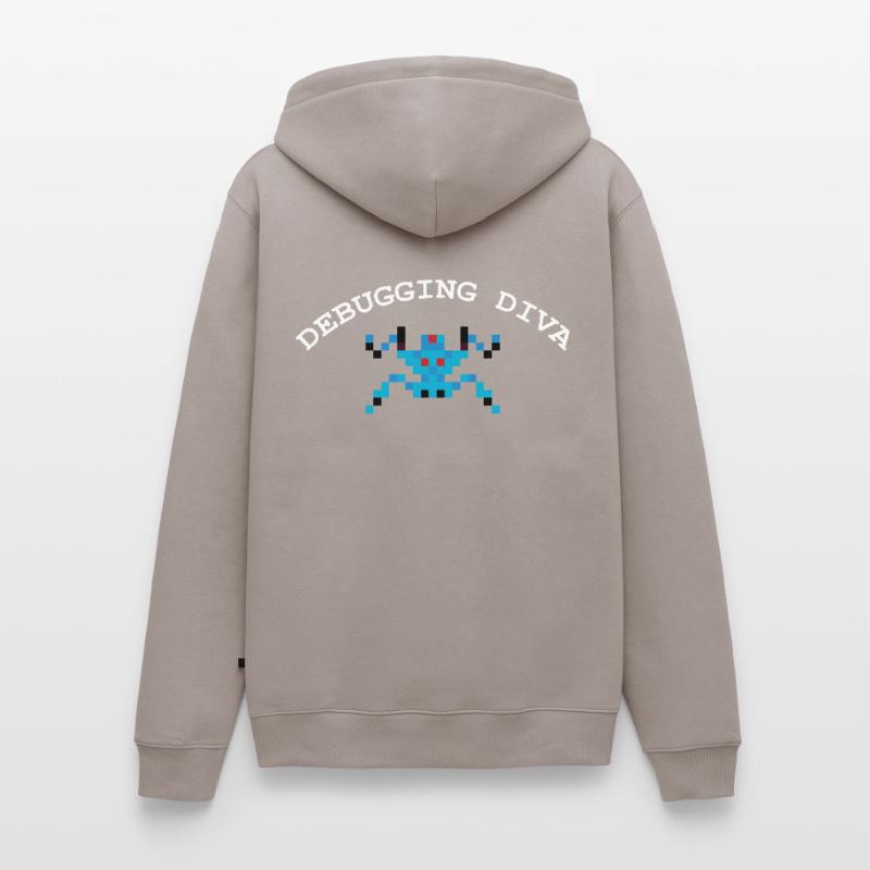 Debugging Diva Coding Debugger Hacker Männer Premium Bio Hoodie