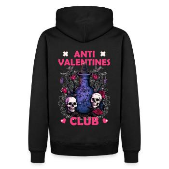 Potion Anti Valentines Club Barkeeper Mixologist - Männer Premium Bio Hoodie - Schwarz - Hinten - Nico (187cm)