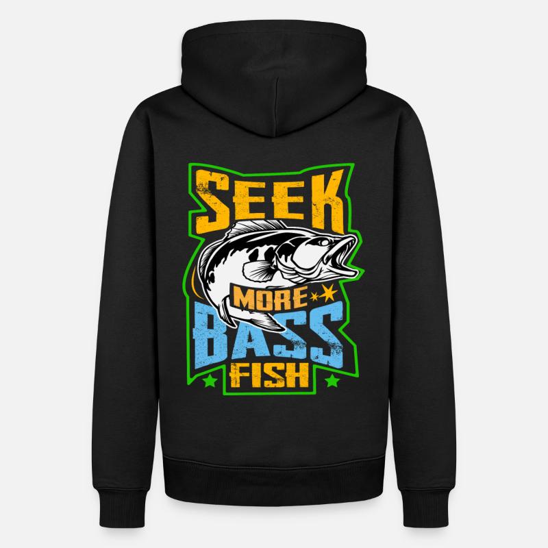 Cherchez plus de Bass Fish - Sweat à capuche Premium bio Homme - noir