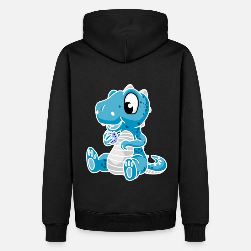 Fantasy Drino Dragon Dinosaure - Sweat à capuche Premium bio Homme - noir