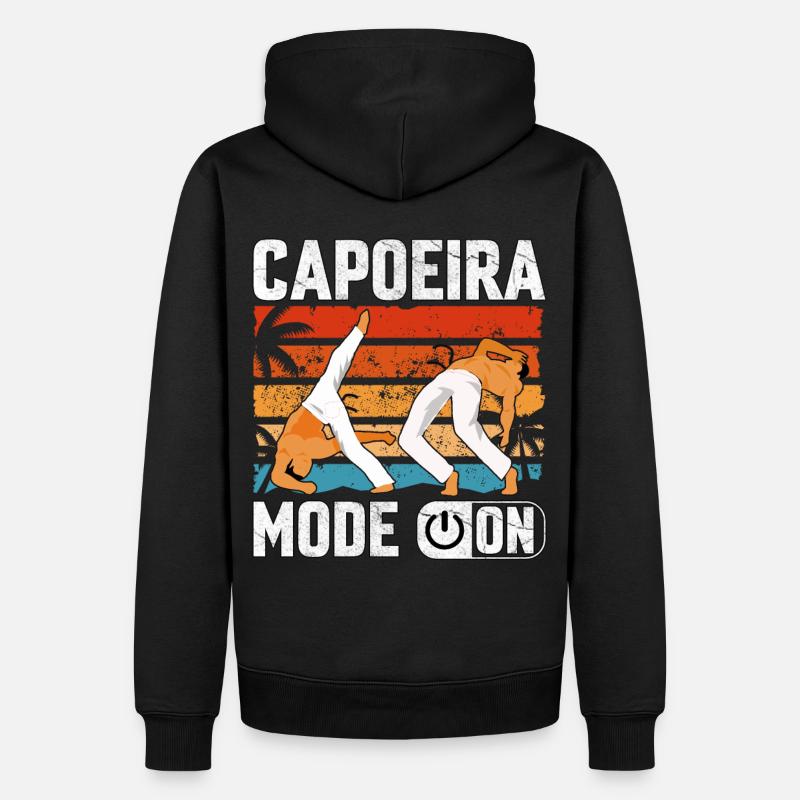 Capoeira-Modus Ein - Männer Premium Bio Hoodie - Schwarz