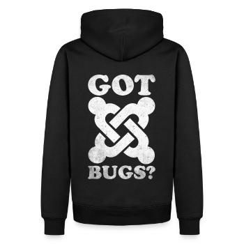 Programmierer Informatiker Computer Nerd Geschenk - Männer Premium Bio Hoodie - Schwarz - Hinten - Nico (187cm)