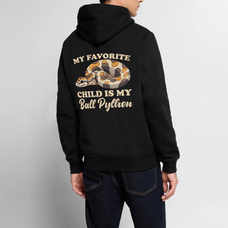 Boule de banane Python Herpétologiste Boule de corail Sweat à capuche Premium bio Homme