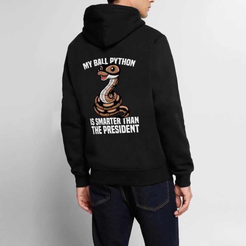 Boule de banane Python Herpétologiste Boule de corail Sweat à capuche Premium bio Homme