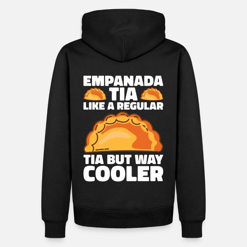 Empanada Dumpling Espagnol Mexicain - Sweat à capuche Premium bio Homme - noir