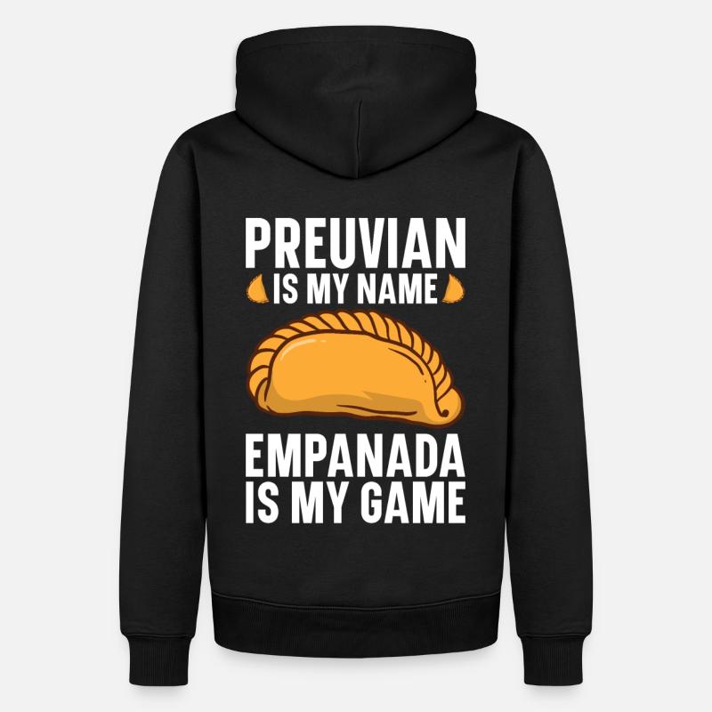 Empanada Dumpling Espagnol Mexicain - Sweat à capuche Premium bio Homme - noir