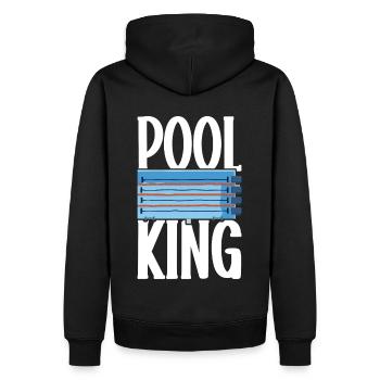 Natation Sports nautiques Piscine Nageurs - Sweat à capuche Premium bio Homme - noir - Dos - Nico (187cm)