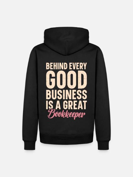 Buchhaltung Finanzbuchhalter Buchhalter Beruf - Männer Premium Bio Hoodie - Schwarz