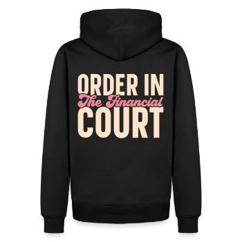Buchhaltung Finanzbuchhalter Buchhalter Beruf - Männer Premium Bio Hoodie - Schwarz - Hinten - Nico (187cm)