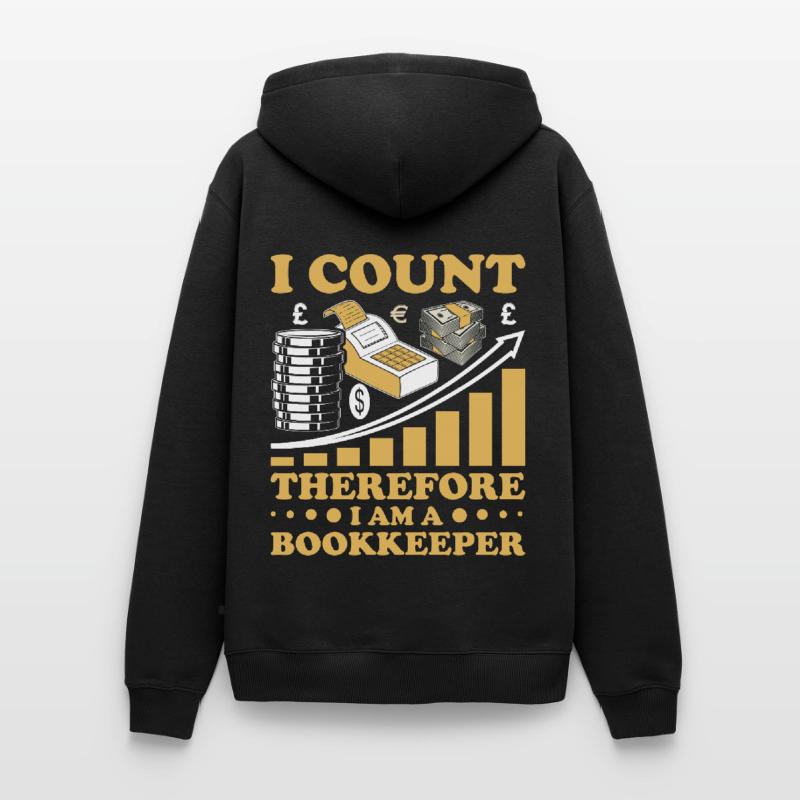 Comptabilité Comptable Financier Profession de comptable Sweat à capuche Premium bio Homme