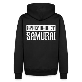 Buchhaltung Finanzbuchhalter Buchhalter Beruf - Männer Premium Bio Hoodie - Schwarz - Hinten - Nico (187cm)