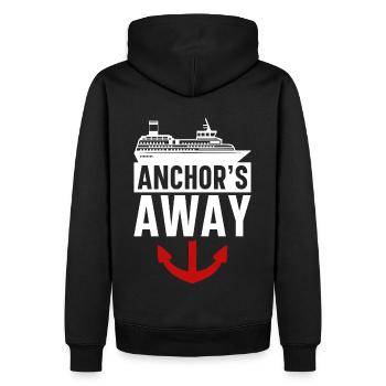 Kreuzfahrer Kreuzfahrtschiff Kreuzfahrt Geschenk - Männer Premium Bio Hoodie - Schwarz - Hinten - Nico (187cm)